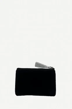 Monedero Terciopelo Bundi Plata - The Nook Store