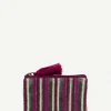 Monedero Terciopelo Lines Grey - The Nook Store