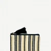 Monedero Terciopelo Lines Crudo - The Nook Store
