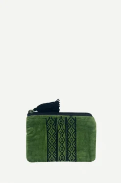 Monedero Terciopelo Masai Verde - The Nook Store