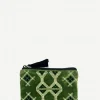 Monedero Terciopelo Rombos Verde - The Nook Store