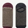 Pack calcetin purpurina tobillero PT08 Antracita y gris - Tostado - The Nook Store