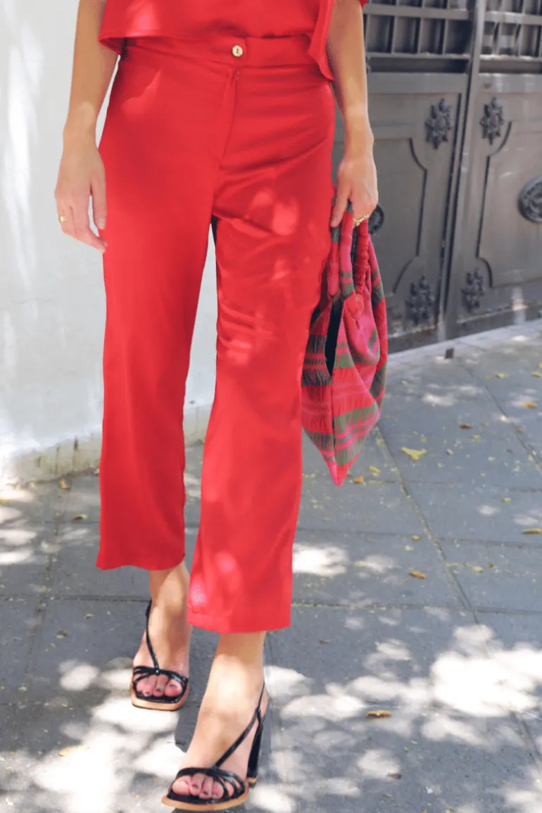 Pantalón Alda Rojo - The Nook Store