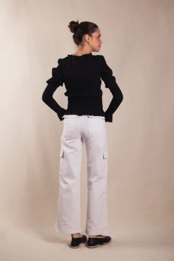 Pantalón Cargo Denim Crudo - The Nook Store