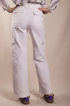 Pantalón Cargo Denim Crudo - The Nook Store