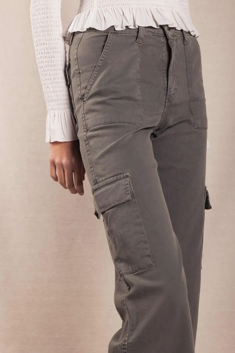 Pantalón Cargo Denim Verde - The Nook Store