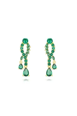 Pendientes Aros Margarita Turquesa - Piezas Coloristas - The Nook Store