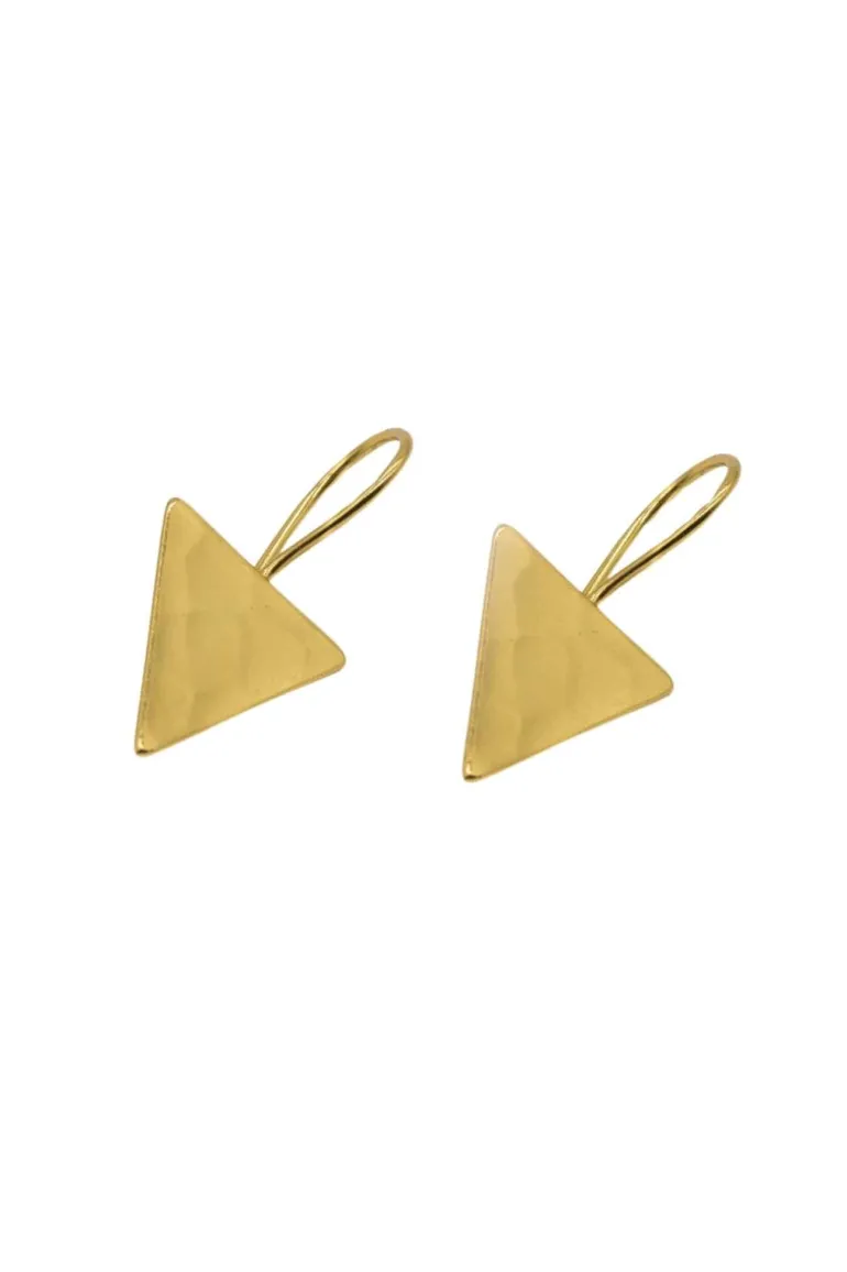Pendientes Crossandra - Complementos Dorados | The Nook Store Online