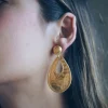 Pendientes Rombo - Pendientes Largos Dorados | THE NOOK STORE