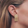 Pendientes Rombo - Pendientes Largos Dorados | THE NOOK STORE