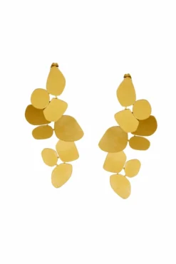 Pendientes Rombo - Pendientes Largos Dorados | THE NOOK STORE