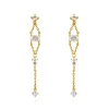 Pendientes Rombo - Pendientes Largos Dorados | THE NOOK STORE