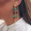 Pendientes Rombo - Pendientes Largos Dorados | THE NOOK STORE