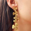 Pendientes Rombo - Pendientes Largos Dorados | THE NOOK STORE