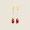 Pendientes Rombo - Pendientes Largos Dorados | THE NOOK STORE