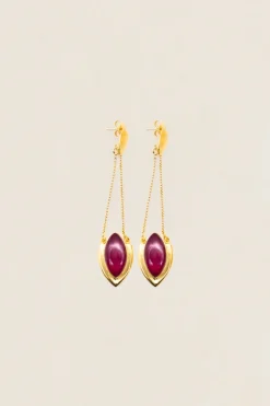 Pendientes Rombo - Pendientes Largos Dorados | THE NOOK STORE