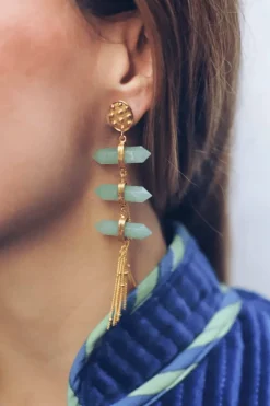Pendientes Tassara Green PEN93 - The Nook Store
