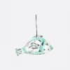 Pez colgante dore turquesa - The Nook Store