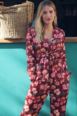 Pijama Elsa Burdeos - The Nook Store