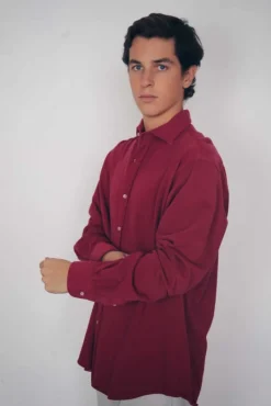 Polera Piqué Abotonada C11 Frambuesa - The Nook Store