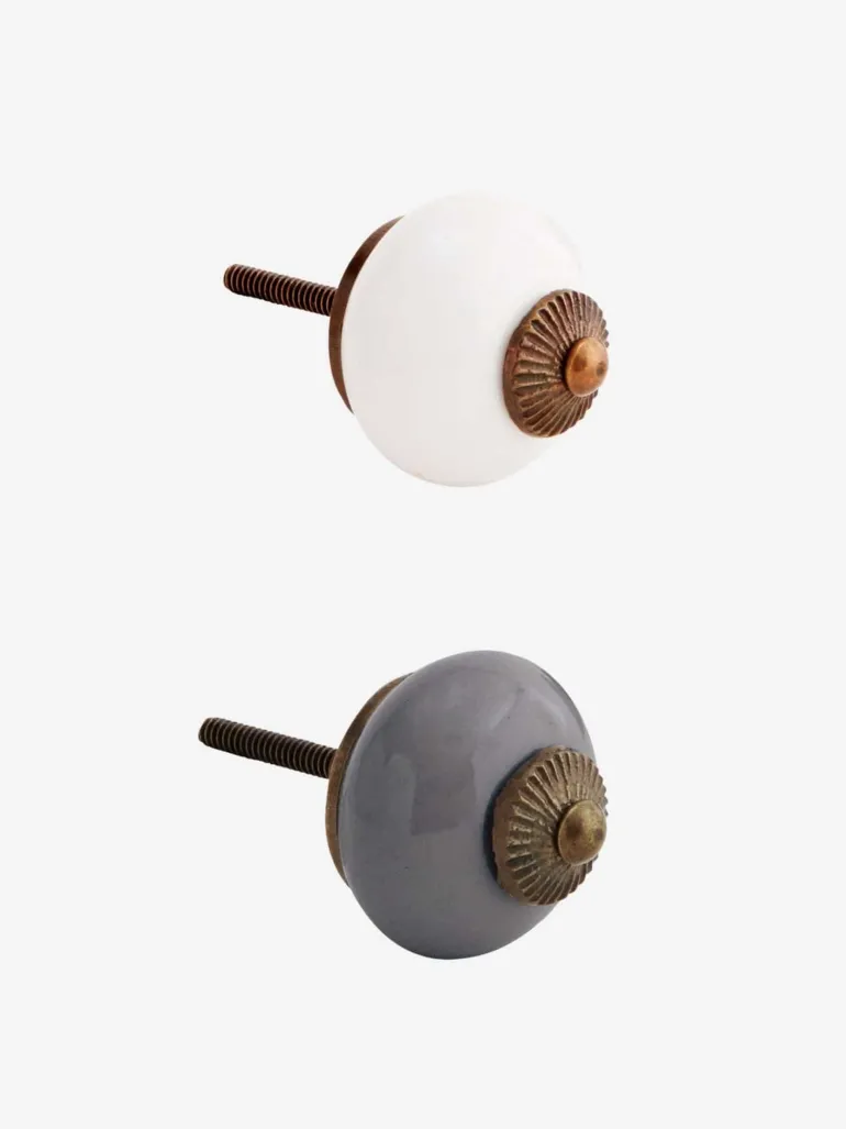 Pomo Porcelana Bassic | En varias tonalidades | The Nook Store