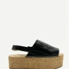 Sandalia Orion Coco Plataforma Negro - The Nook Store