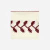 Servilleta bordado Rojo - The Nook Store