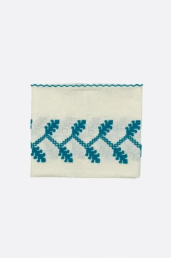 Servilleta bordado Turquesa - The Nook Store