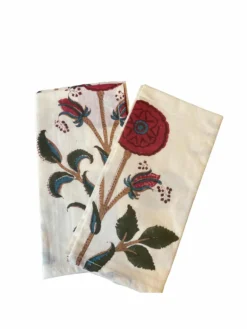 Servilleta Flor Roja - The Nook Store