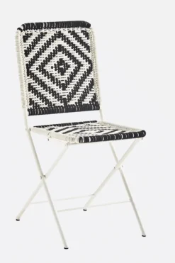 Silla tejido algodón negra - The Nook Store
