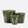 Vela Cerámica Hojas de Higuera Verde - The Nook Store
