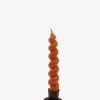 Vela Espiral Naranja 16 - The Nook Store