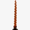 Vela Espiral Naranja 24 - The Nook Store