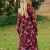 Vestido Alice Morado Flores - The Nook Store