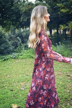 Vestido Alice Morado Flores - The Nook Store