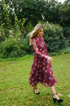 Vestido Alice Morado Flores - The Nook Store
