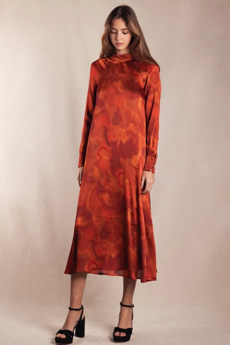 Vestido Alice Tie Dye Naranja - The Nook Store