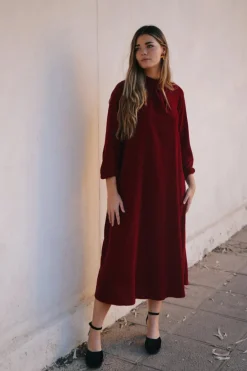Vestido Alice Velvet Rojo - The Nook Store