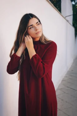 Vestido Alice Velvet Rojo - The Nook Store