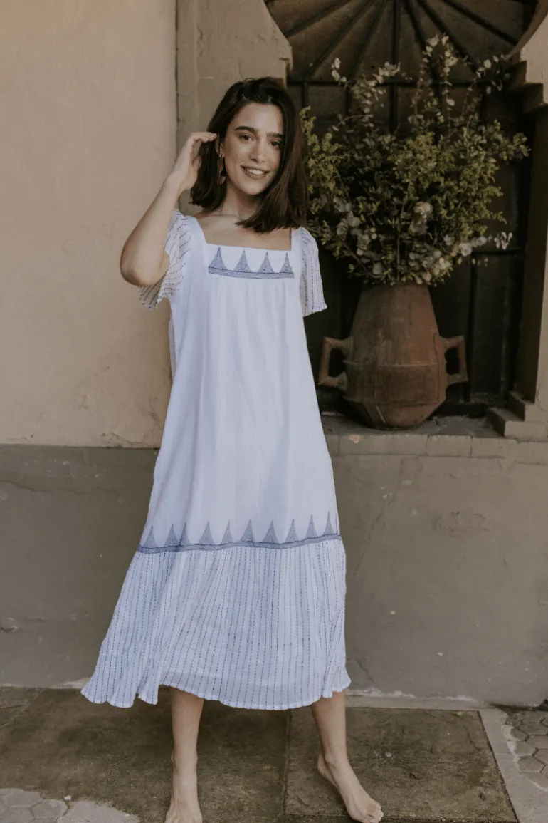 Vestido Antoniette Azul - The Nook Store