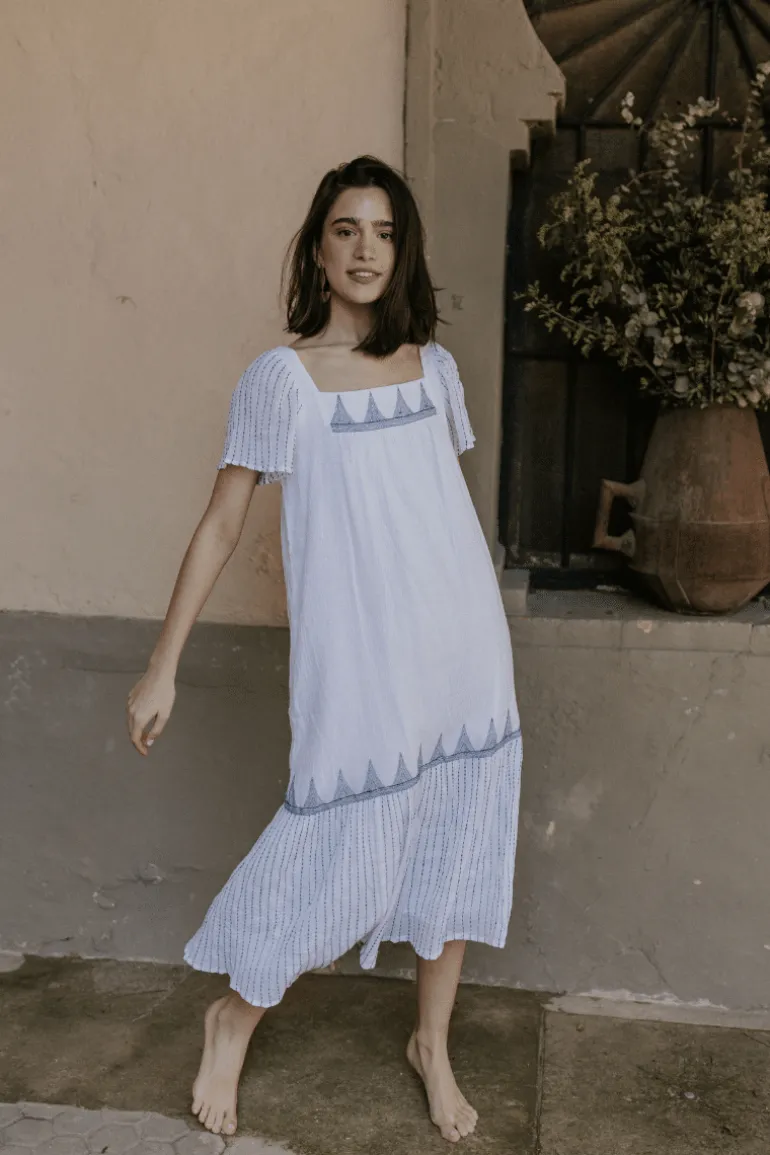 Vestido Antoniette Azul - The Nook Store