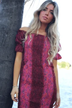 Vestido Elika Burdeos - The Nook Store
