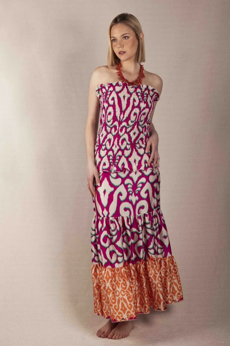 Vestido Gadea Fucsia - The Nook Store