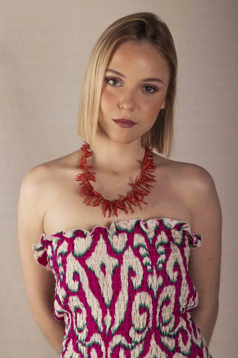 Vestido Gadea Fucsia - The Nook Store