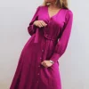 Vestido Gia Fucsia - The Nook Store