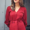 Vestido Gia Rojo - The Nook Store