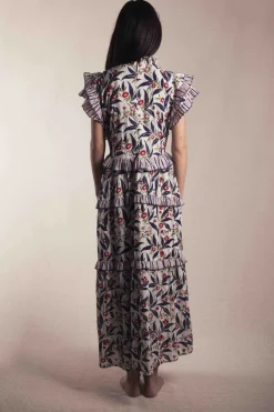 Vestido Lomba Flor Roja - The Nook Store