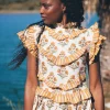 Vestido Lomba Flores Amarillas - The Nook Store