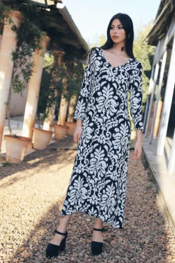 Vestido Mariana Black and White - The Nook Store