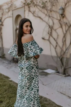 Vestido Marisa tonos azules | Vestido estilo boho | THE NOOK STORE